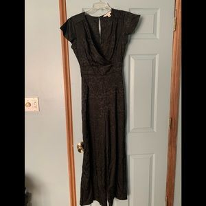Francescas Black Rose Jumpsuit